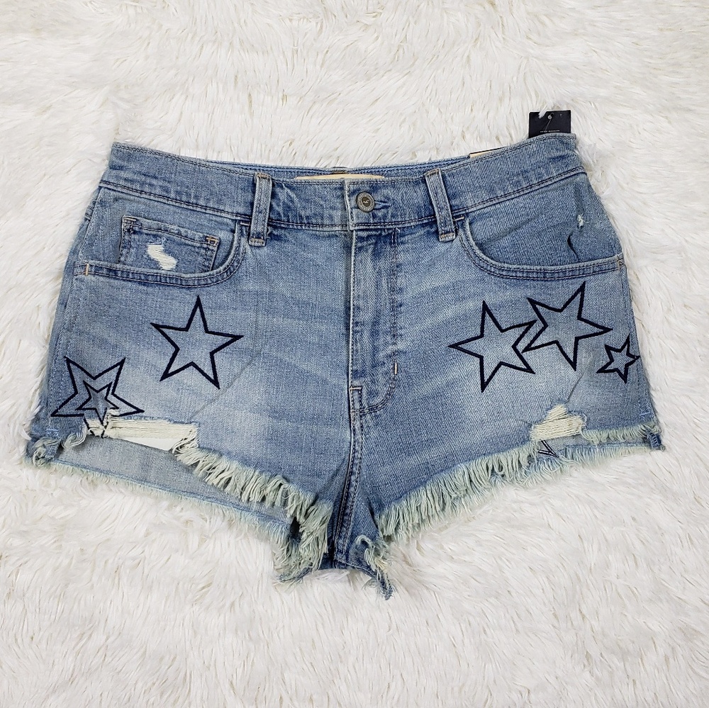 Hollister Vintage Short Star Highrise Size 11